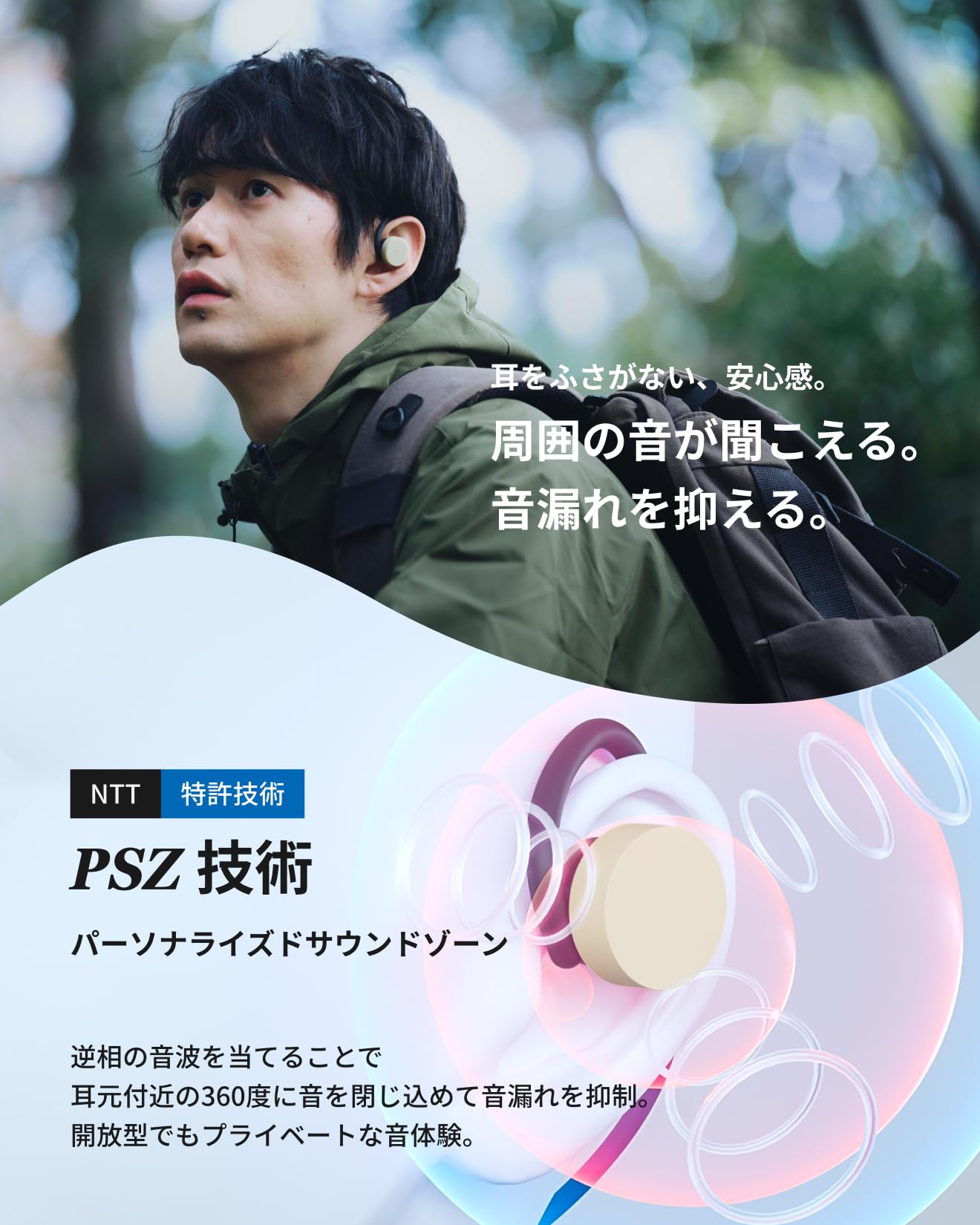 Amazon.co.jp: nwm(ヌーム) ワイヤレス イヤホン オープンイヤー 型
